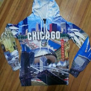 Chicago zip front sweater